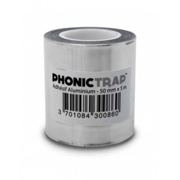 Adhésif aluminium 50mm x 5 M - Phonic-Trap