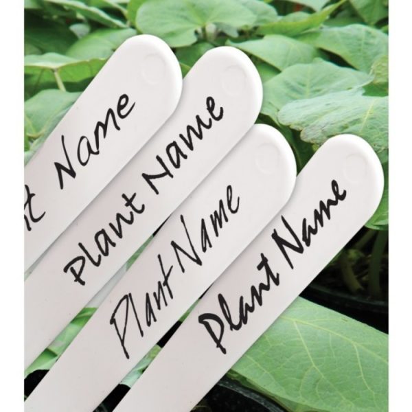 White Plant Labels 15cm 25Pcs Garland