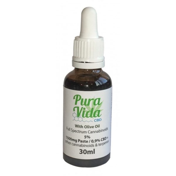 Pura Vida Huile de CBD 5% 30ml