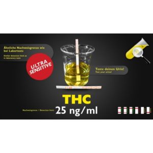 Bandelette de test d'urine THC sensitive 25ng/ml
