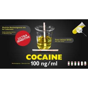 Bandelette de test d'urine Cocaine sensitive 100ng/ml