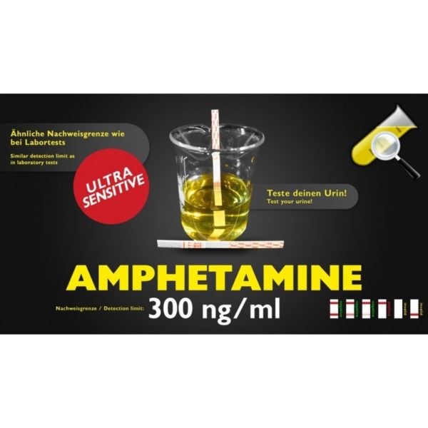 Bandelette de test d'urine Apmphetamine / Speed sensitive 300ng/ml